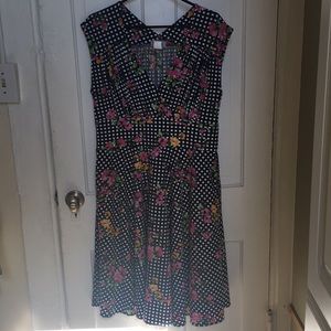 Navy, Blossom Dress